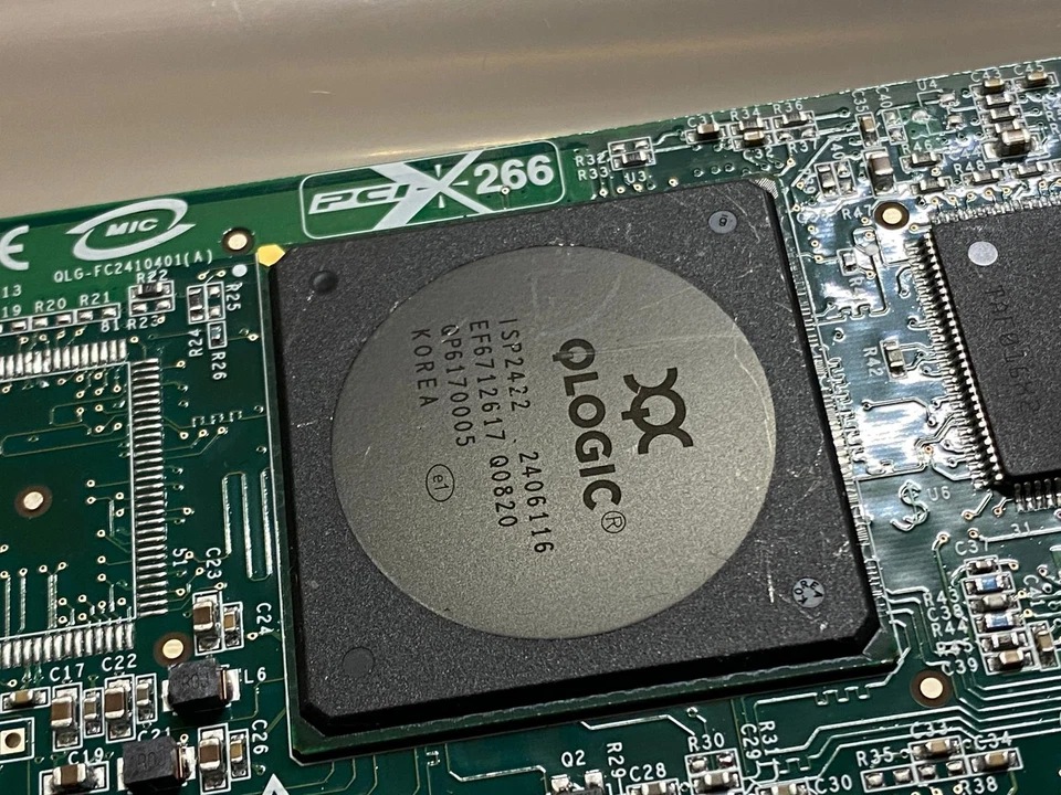 HBA HP AB429-60001 410986-001 QLogic QLA2460 4GFC Fibre Channel PCI-X 266MHz - Image 3 of 4