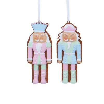 Gisela Graham Pastell Nussknacker Lebkuchen x2
