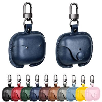 Leder-Kopfhörertasche für Apple AirPods Pro 3/Pro 2/4th/3rd Gen stoßfeste Hülle