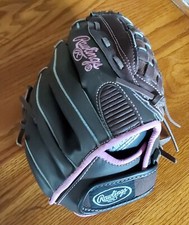 Rawlings FP11T Fast Pitch 11" Youth RH Throw Softball Glove Brown Pink