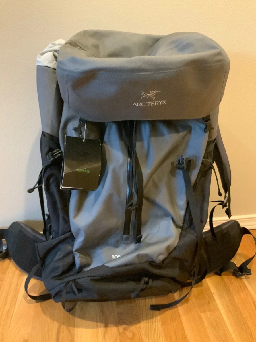 Arc'teryx Bora AR 63 Backpack Titanium New With Tags. Men’s Tall