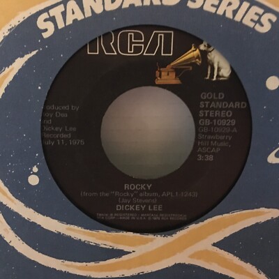 Dickey Lee   Rocky 45 rpm record  