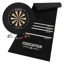 Profi Sisalscheibe Steel-Dartscheibe 6 Pfeile...