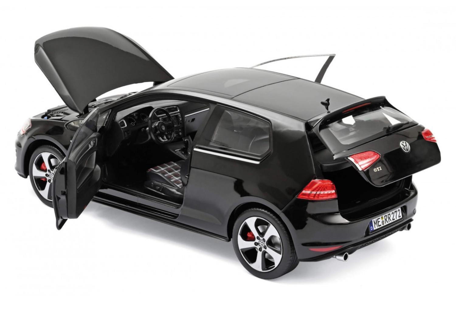 Volkswagen VW Golf 7 GTI Model Car From Norev IN 118 Black New 3551091885504 eBay