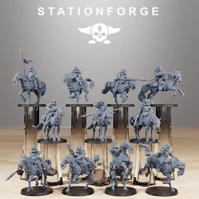 STATIONFORGE Guardia de los Jinetes de Caballería de la Grima x 10, División de Tierra Áspera, Cuerpos de Caballería