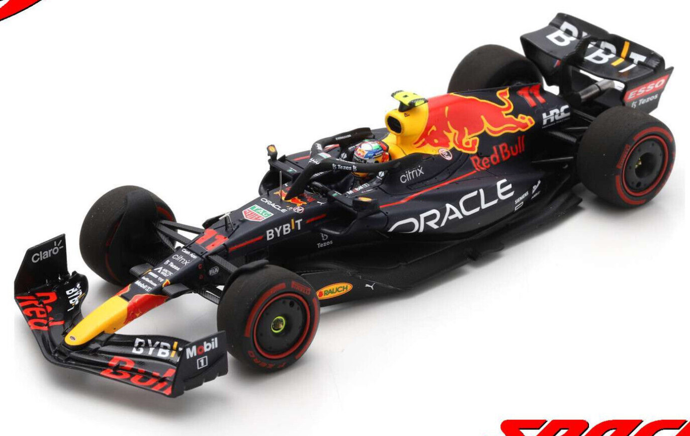 Spark Red Bull - Sergio Perez - 2022 Saudi GP Pole 1:43 Diecast F1 Car S8525