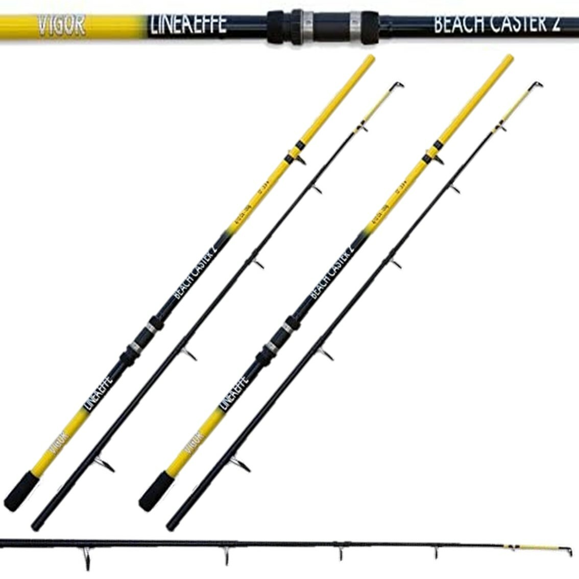 X LINEAEFFE VIGOR BEACH CASTER PRO 12FT SEA BEACH FISHING ROD