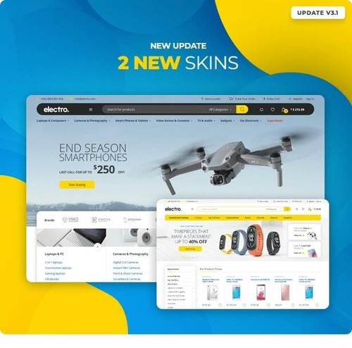 Electro Electronics Store WordPress WooCommerce Theme V3.2 Lifetime Auto Update - Picture 3 of 6