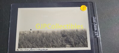 IGO VINTAGE PHOTOGRAPH Spencer Lionel Adams BY THE SEA COTUIT HARBOR