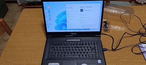 asus pro59l intel pentium dual core t3400 SSD 480gb win 11 home - Foto 4 di 15