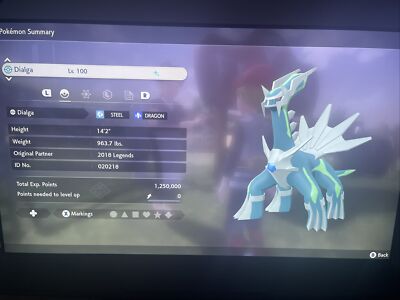 shiny dialga pokemon legends arceus 
