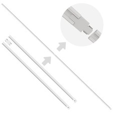 Striscia magnetica sottile con supporto Power Track 6,6 piedi per luci mensola gondola facilmente adattabile