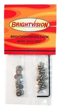 20 SILVER 2-56 Button-Head Screw-In Rivets, Washers & Wrench For Customs Restore
