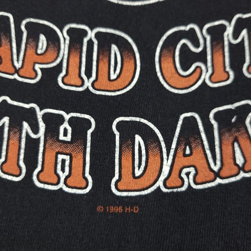 Harley Davidson Sturgis 1996 Vintage T Shirt L Large USA Made Single Stitch #R32 - Picture 15 of 18