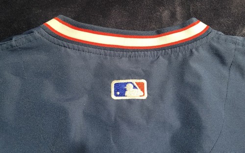 Atlanta Braves Starter Jacket Men's XL V-Neck Blue Pullover Windbreaker MLB - Picture 6 of 7