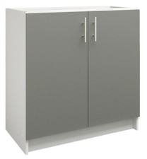 JD Greta Kitchen Base Unit Fixed Height 800mm Storage Cabinet – Grey Matt