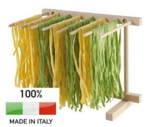 Stendi pasta in legno di faggio Essiccatore Asciuga pasta fresca 18x35 Cm. Italy