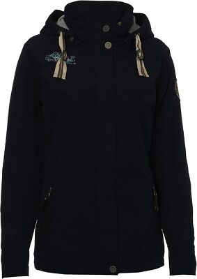 Killtec Ladies Casual Function Jacket with Hood Winter Jacket, Dark Blue, 36