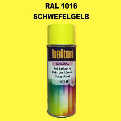 Belton Kwasny Spraydose 400ml glänzend schnelltrocknend RAL 1016 Schwefelgelb