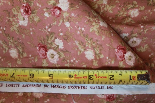 Floral Toss on Rose, Lynette Anderson for Marcus Brothers 44" Wide BTY - Picture 2 of 2