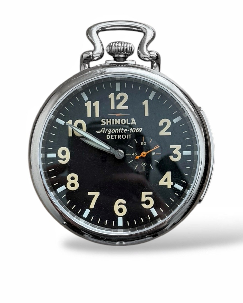 Shinola Henry Ford Pocket Watch Limited Edition 49mm