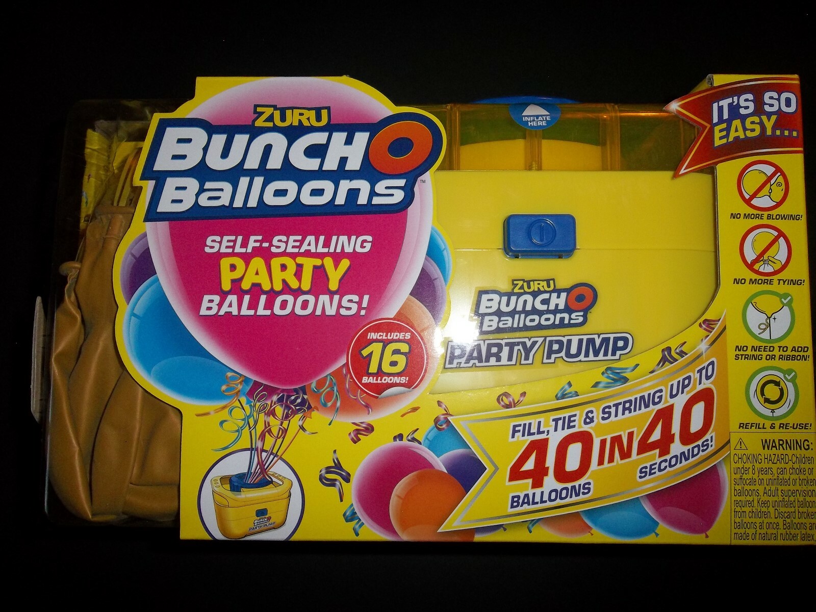 Zuru Bunch O Balloons Portable Party Balloon Electric Air Pump Starter