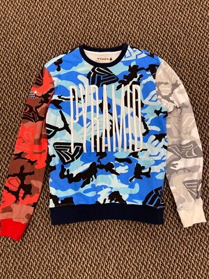 UNISEX BLACK PYRAMID COLORFUL CAMO PRINT