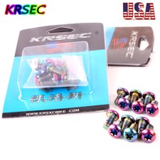 KRSEC T25 Torx M5x10mm MTB Bike Disk Brake Rotor Bolts 12PCS/Boxed Bicycle Tool