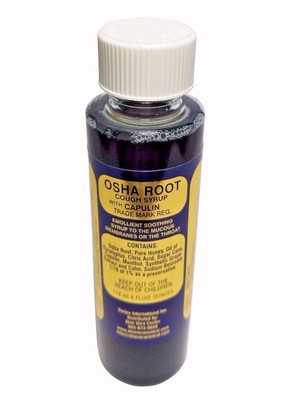 OSHA COUGH  SYRUP W WILD CHERRY BARK CAPULIN HOMEOPATHIC HERBAL NATURAL REMEDY 