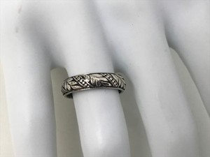 Ned Bowman B C Silver Sterling Band Ring Laurel Leaf Stackable Size 5 3 4 Ebay
