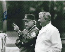 BUCK SHOWALTER Signed 8 x 10 Photo NEW YORK YANKEES Baseball MLB Manager