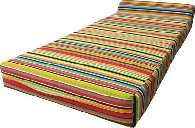 Multi Colors Sleeper Chair Folding Foam Beds, Portable Guest Bed 6 x 48 x 72