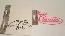 3-pcs Buck & Duck Commander DUCK Stickers Decals, window Dynasty