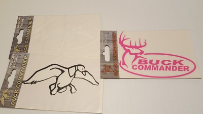 3-pcs Buck & Duck Commander DUCK Stickers Decals, window Dynasty | eBay