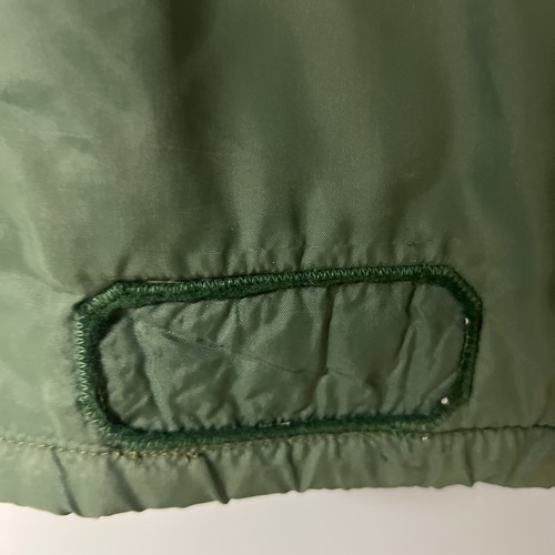 Vintage 80s Deerfoot Champion Medina High School Green Coaches Jacket Size Medium - Bild 9 von 14