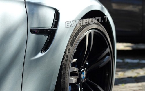 2014-2020 Gloss Black Side Vent Fender Cover Fit BMW M4 F82 F83 - Bild 8 von 8