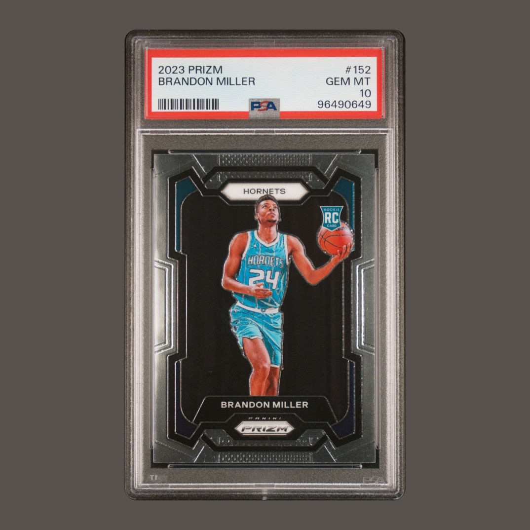 2023 Prizm Brandon Miller Rookie Card RC #152 PSA 10