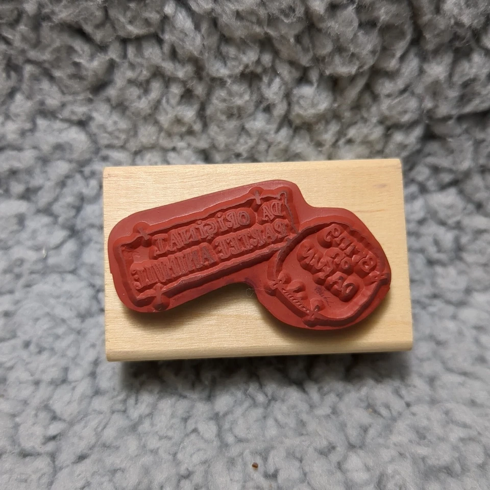 Parches de fiesta sello de goma de Boyds Collection - Uptown Bring on da Fun Foto 2 de 4