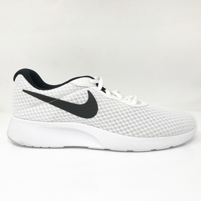 Nike Mens Tanjun 812654-101 White Running Shoes Sneakers Size 8 | eBay