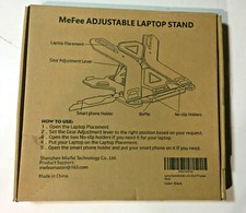 MeFee, Adjustable Laptop Computer Stand w/ Phone Stand - Multi Angle