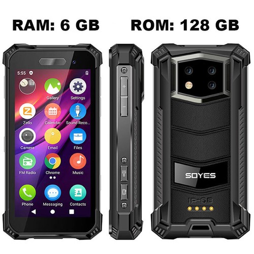 4G LTE MINI Android Rugged Mobile Walkie Talkie PoC Radio Phone SOYES S10 MAXO - Picture 13 of 14