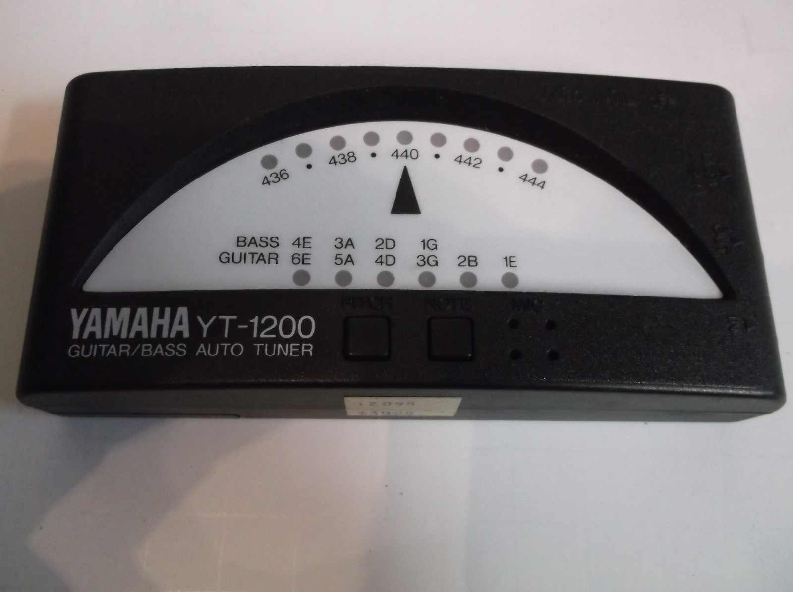 Yamaha YT1200 Guitar / Bass Auto Tuner In Box w/ Manual Musician's