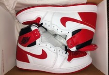 Nike Air Jordan 1 AJ1 Retro High OG Heritage White Red Black New NIB Men's 10 DS