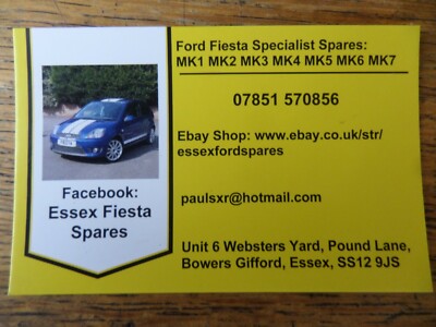 Ford Fiesta Mk6 Federn Hinten Und Vorne