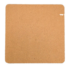 Cork Bulletin Board 11 x 11 , No Frame W Backer Wall Hung By Horizon Preowned