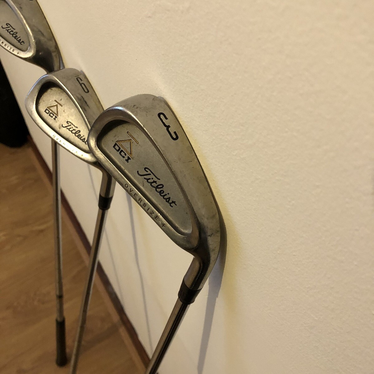 3 x Titleist DCI Oversize Irons - 3, 9, P - Stiff Shafts