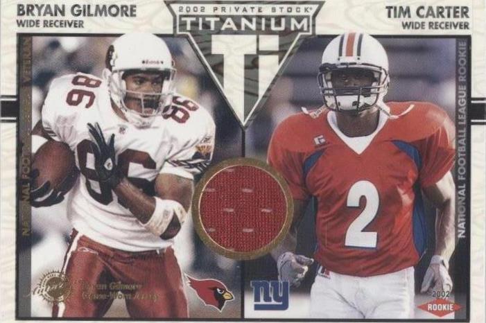 2002 Private Stock Titanium Bryan Gilmore Tim Carter #105 - 1 of 2