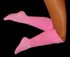Pink Slouch Socks  Knee Hooters Uniform  Run Hike Walk Yoga Lg Warm Soccer Gym  — photo 10