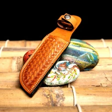 Brown VINTAGE REMINGTON DUPONT RH32 FIXED BLADE KNIFE w SHEATH Item Fast ship