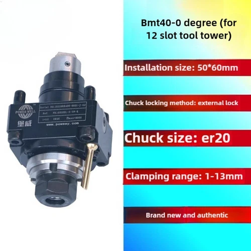 Electric Head 90 Degree Universal Turning and Milling Compound Power Head - Picture 4 of 32